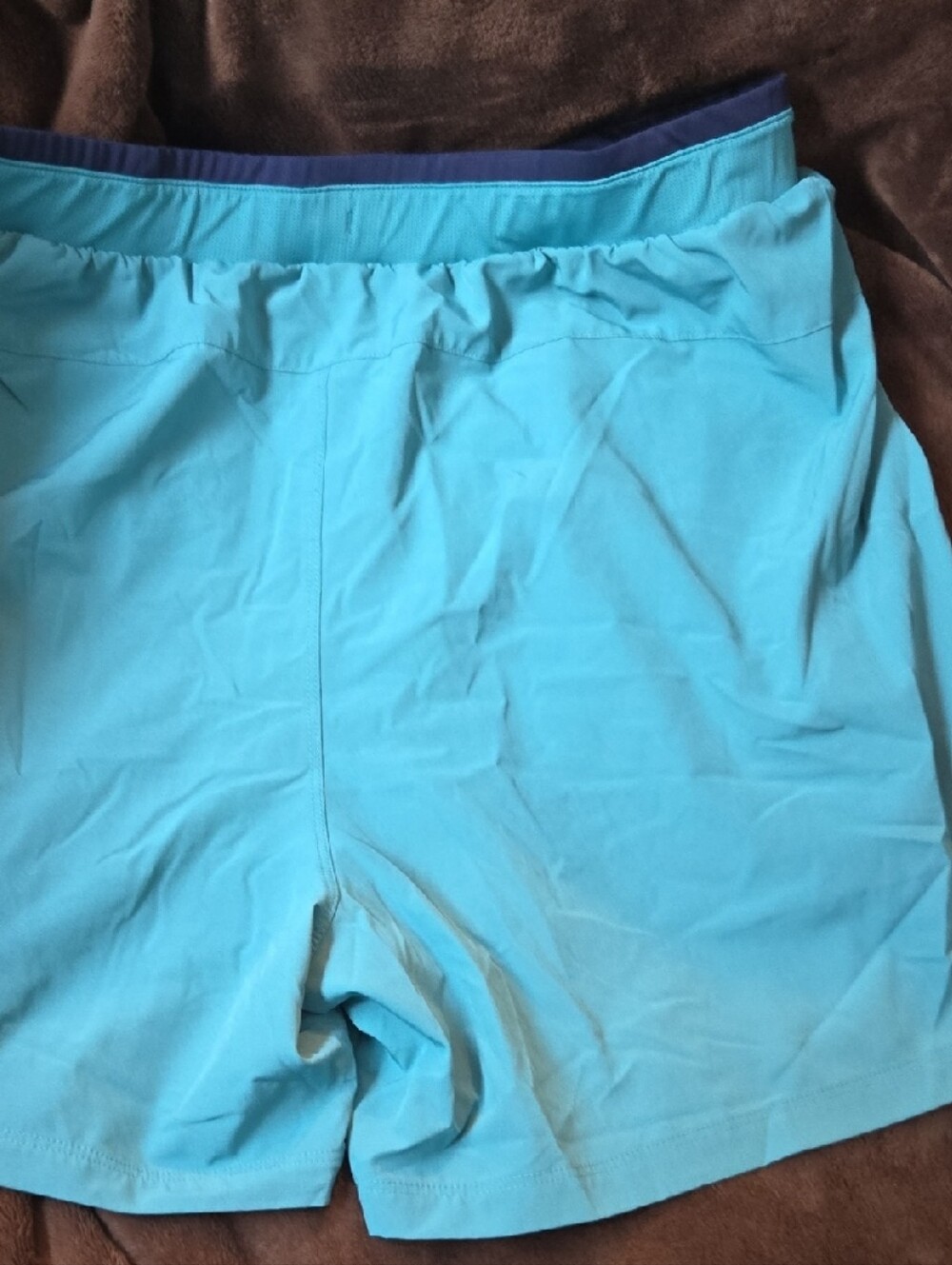 Fabletics Light Blue Athletic Gym Workout Shorts